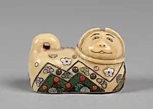 Dog Amulet (Inu Hariko) by Shitayama