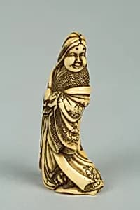 Netsuke of a Woman by Unknown Artist