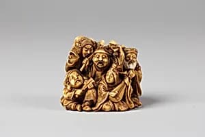 Netsuke of Shichi Fukujin by Unknown Artist