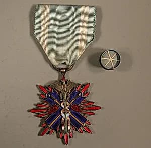 Medal and Button by Unknown Artist