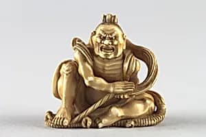 Netsuke of a Demon by Unknown Artist