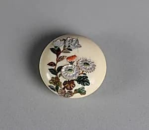 Netsuke of Assorted Flowers by Unknown Artist