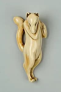 Netsuke of Fox by Unknown Artist