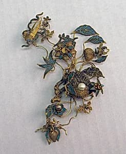 Fragment of Headdress by Unknown Artist
