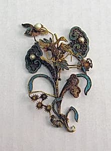 Fragment of Headdress by Unknown Artist