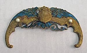 Fragment of Headdress by Unknown Artist