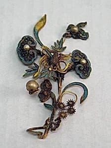 Fragment of Headdress by Unknown Artist