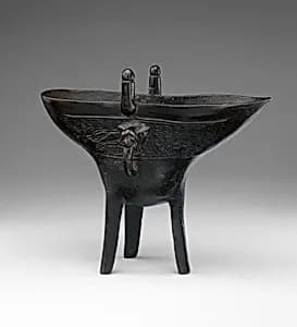 Ritual wine cup (jue) by Unknown Artist