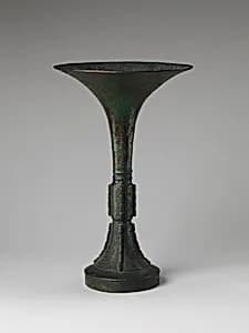 Vase in the shape of an archaic vessel (gu) by Unknown Artist