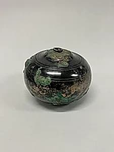 Bowl with Removable, Stopped Lid by Unknown Artist