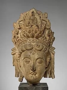 Head of Guanyin by Unknown Artist