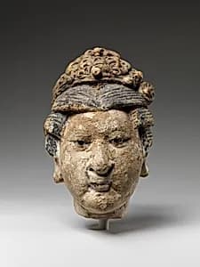Head of Attendant by Unknown Artist