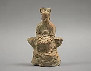 Figure of Seated Official by Unknown Artist