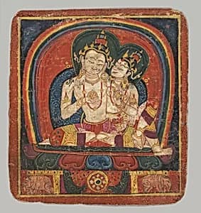 Initiation Card (Tsakalis): Vairochana by Unknown Artist