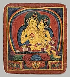 Initiation Card (Tsakalis): Ratnasambhava by Unknown Artist