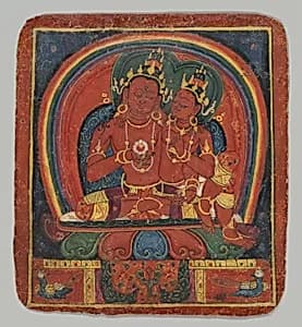 Initiation Card (Tsakalis): Amitabha by Unknown Artist