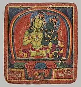 Initiation Card (Tsakalis): Amoghasiddhi by Unknown Artist