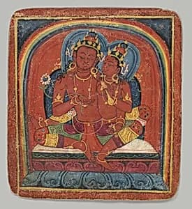 Initiation Card (Tsakalis): Chenresi (Avalokiteshvara) by Unknown Artist