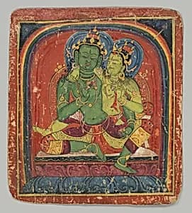 Initiation Card (Tsakalis): Vajrapani by Unknown Artist