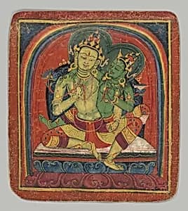 Initiation Card (Tsakalis): Manjushri by Unknown Artist