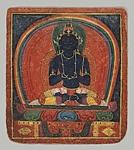 Initiation Card (Tsakalis): Samanthabhadri (Consort) by Unknown Artist