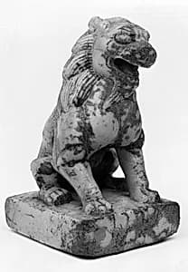 Seated Lion by Unknown Artist