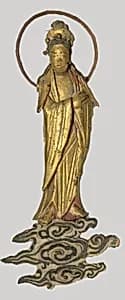 Figure of Attendant Deity by Unknown Artist
