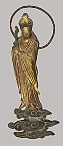 Figure of Attendant Deity by Unknown Artist