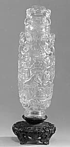 Covered vase with stand by Unknown Artist