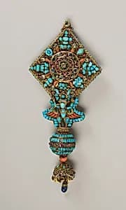 Ear Ornament for a Deity by Unknown Artist