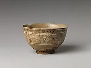 Tea Bowl with Chrysanthemum Decoration by Unknown Artist