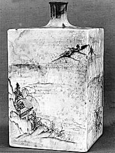 Square Bottle by Unknown Artist