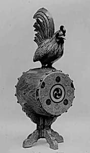 Censer in the Form of a Cock on a Drum by Unknown Artist