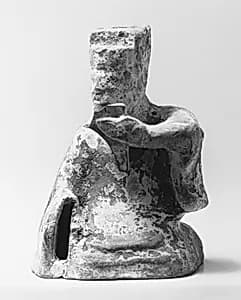 Figure of a Seated Musician by Unknown Artist