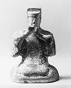 Figure of a Seated Musician Clapping Hands by Unknown Artist