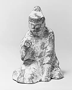 Kneeling Figure of Musician or Dancer by Unknown Artist