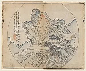 Page from the Mustard Seed Garden Manual of Painting by Li Songnian