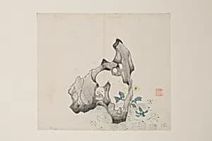 Page from the Ten Bamboo Studio Manual of Painting and Calligraphy by Hu Zhengyan
