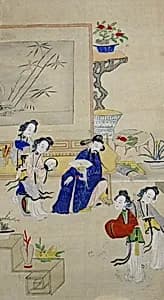 Zhen Linru Meets His Wives by Unknown Artist