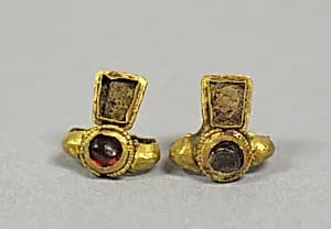 Pair of Earrings by Unknown Artist