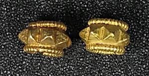 Pair of Ear Ornaments, Pyramid Type by Unknown Artist