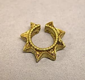 Pair of Ear Ornaments, Stars by Unknown Artist