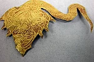 Cloth or hat ornament repousse by Unknown Artist