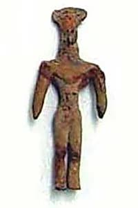Male figure with Flared Headdress by Unknown Artist