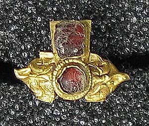 Pair of Ruby Earrings by Unknown Artist