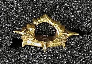 Cast Earring with Granulation by Unknown Artist