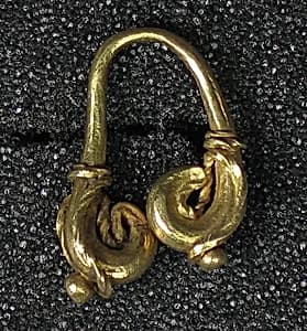 Ear Ornament, Fertility Scroll by Unknown Artist