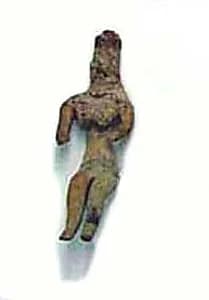 Hunched Female Figure with Necklace by Unknown Artist