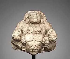 Head of Addorsed Maheshvara by Unknown Artist