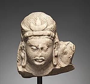 Head of Vaitunkta Vishnu by Unknown Artist